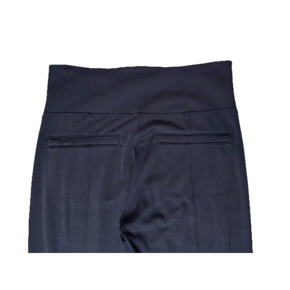 Athleta Pants Womens S Black Stretch Delancey Flare Leg Athleticwear Pockets - Picture 5 of 7